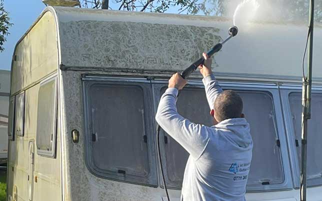 caravan cleaning